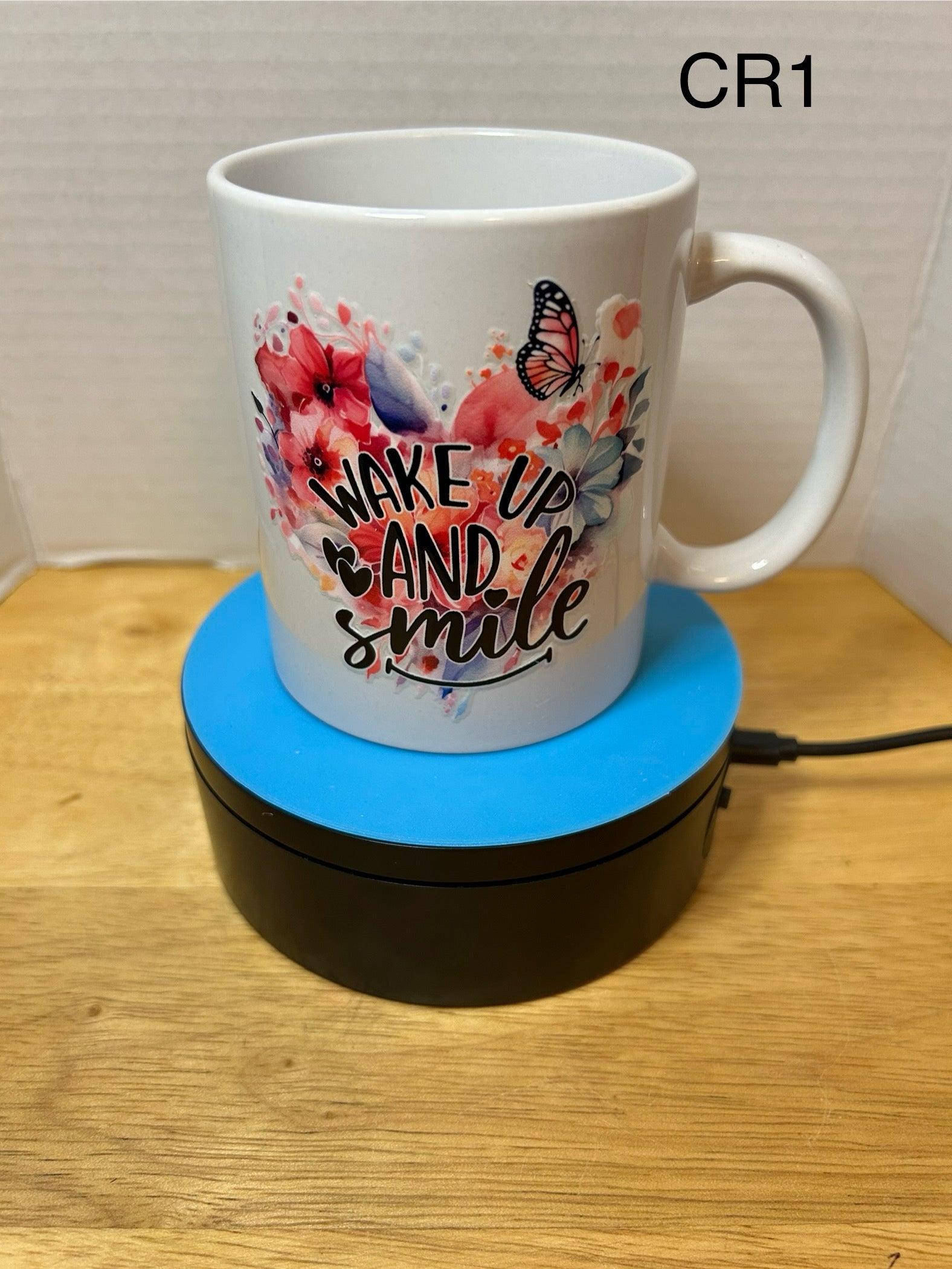 11 oz Ceramic Coffee Mug featuring a Beautiful Design, Right Hand Sided Handle