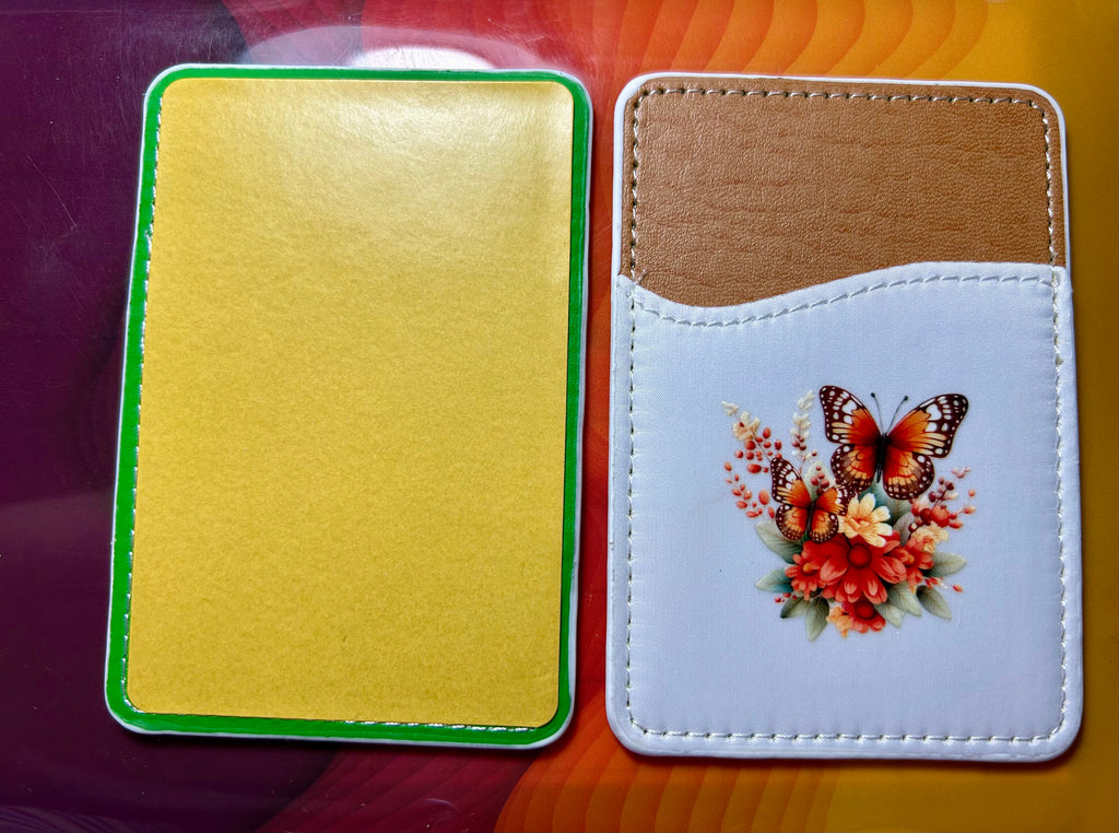 PU Leather Phone Card Holder, Stick On Credit Card Holder