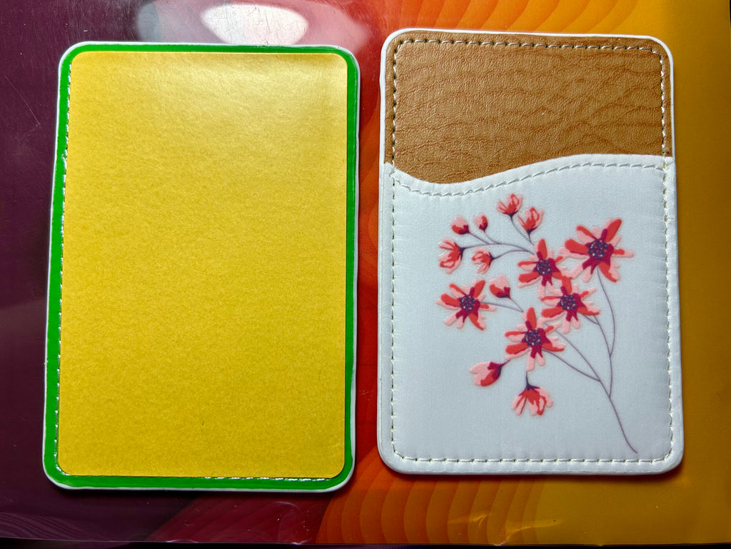 PU Leather Phone Card Holder, Stick On Credit Card Holder