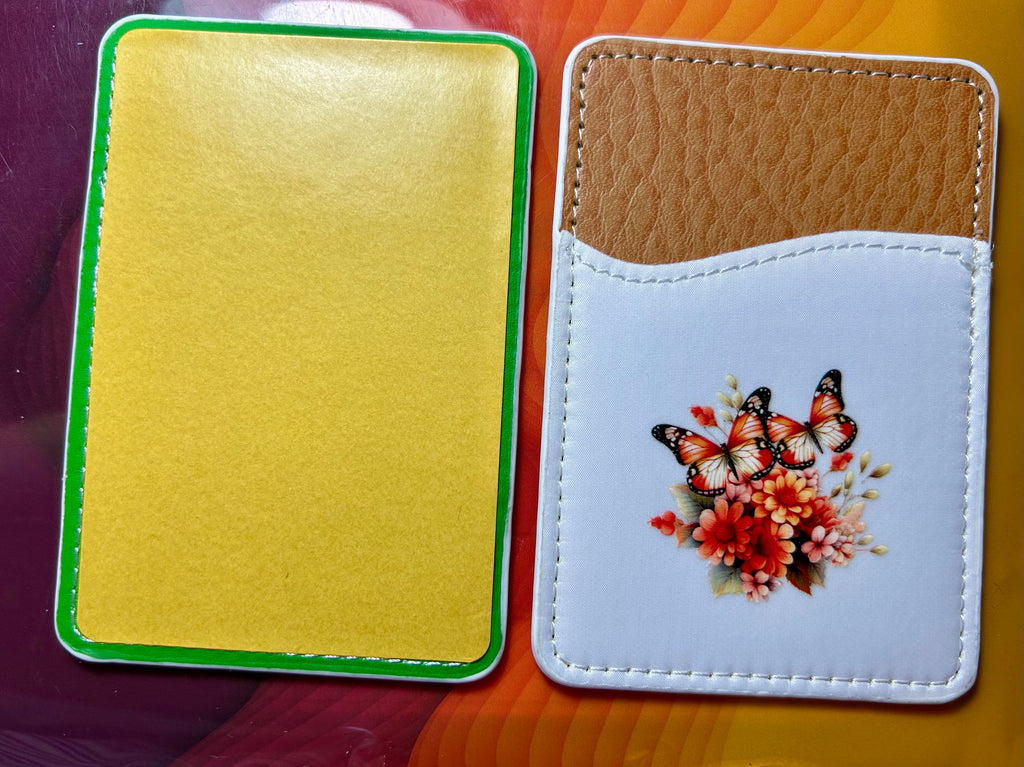 PU Leather Phone Card Holder, Stick On Credit Card Holder