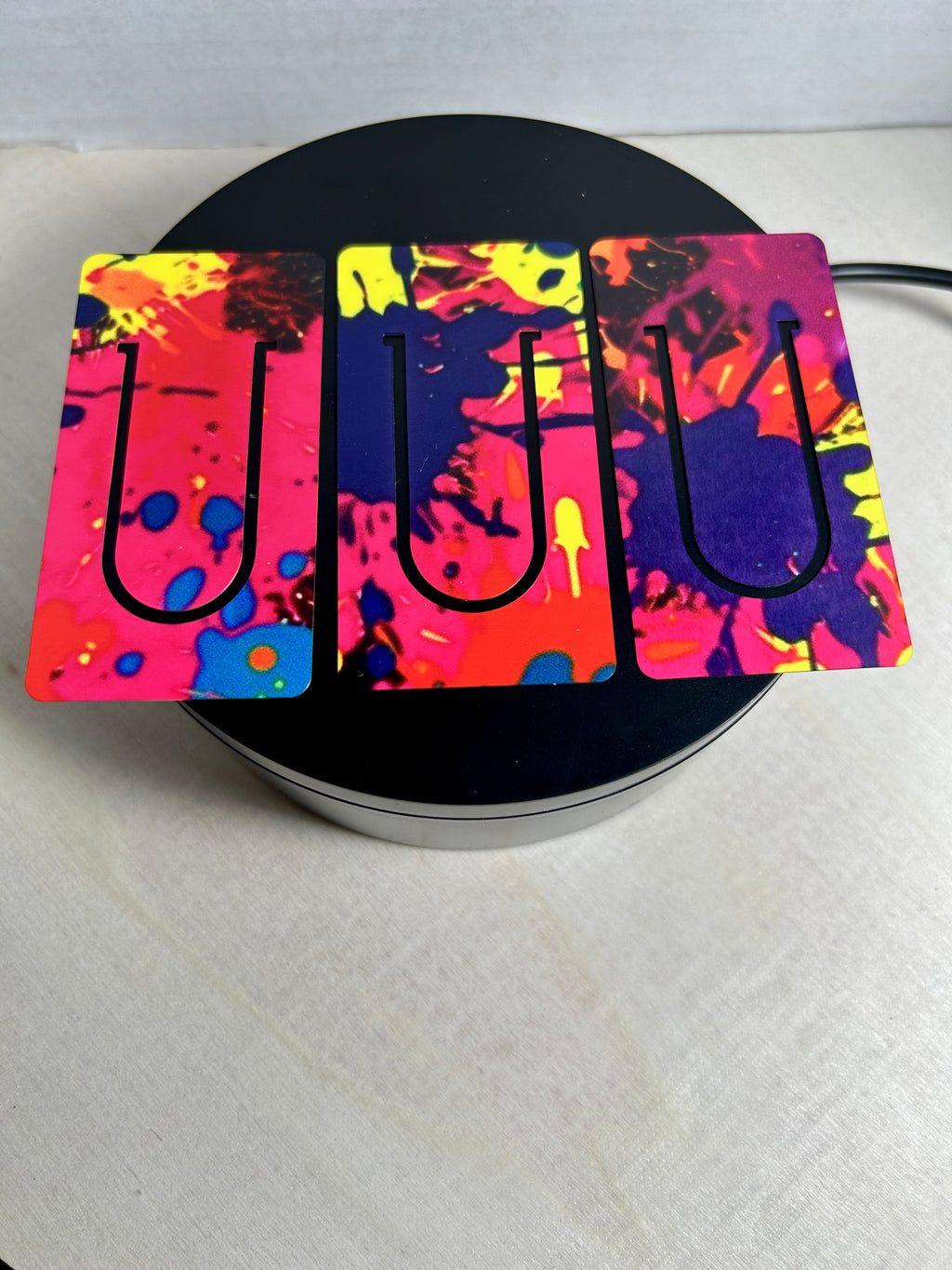 Marque-pages en plastique PET double face