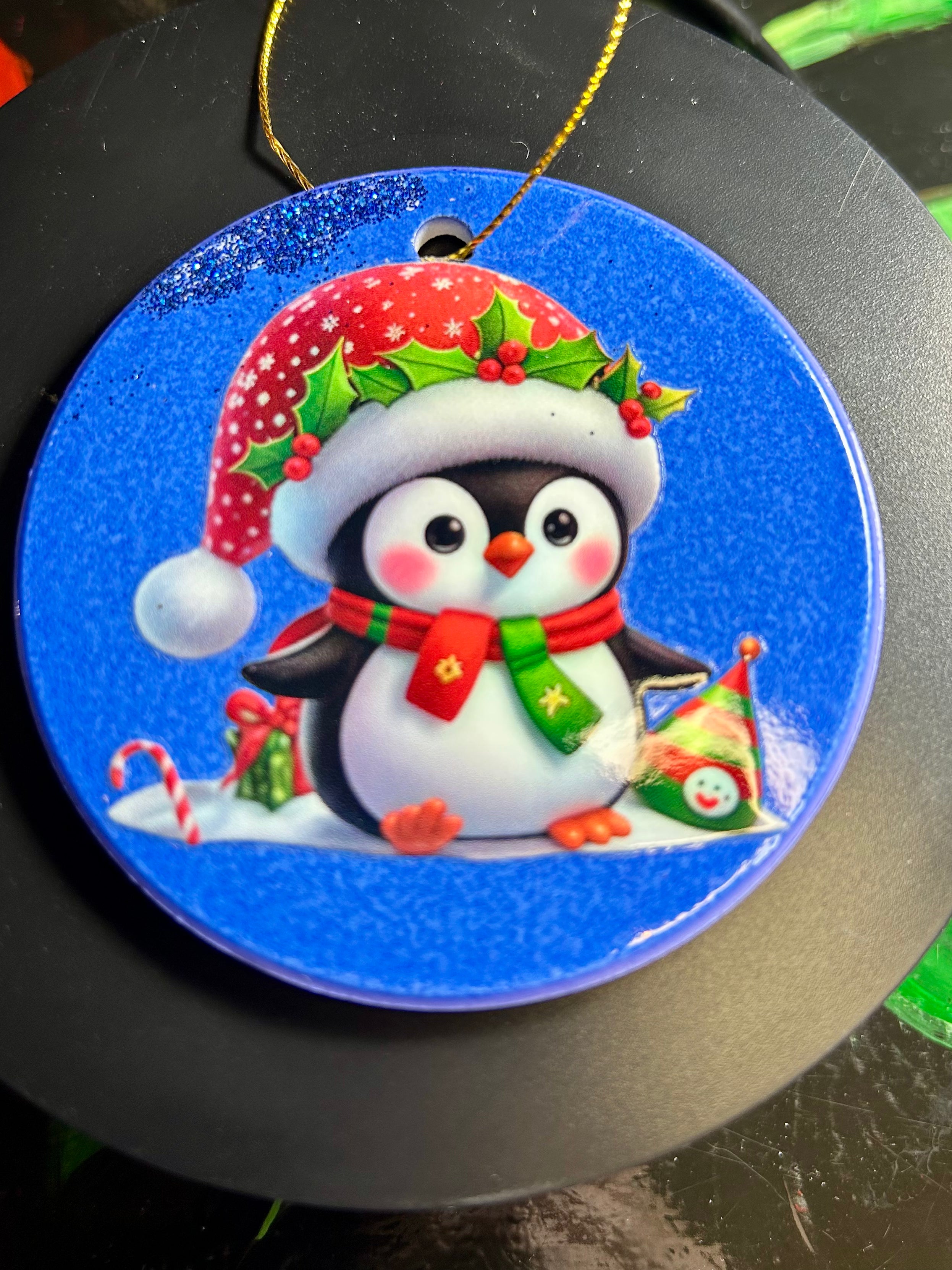 3 inch Ceramic Christmas Ornaments