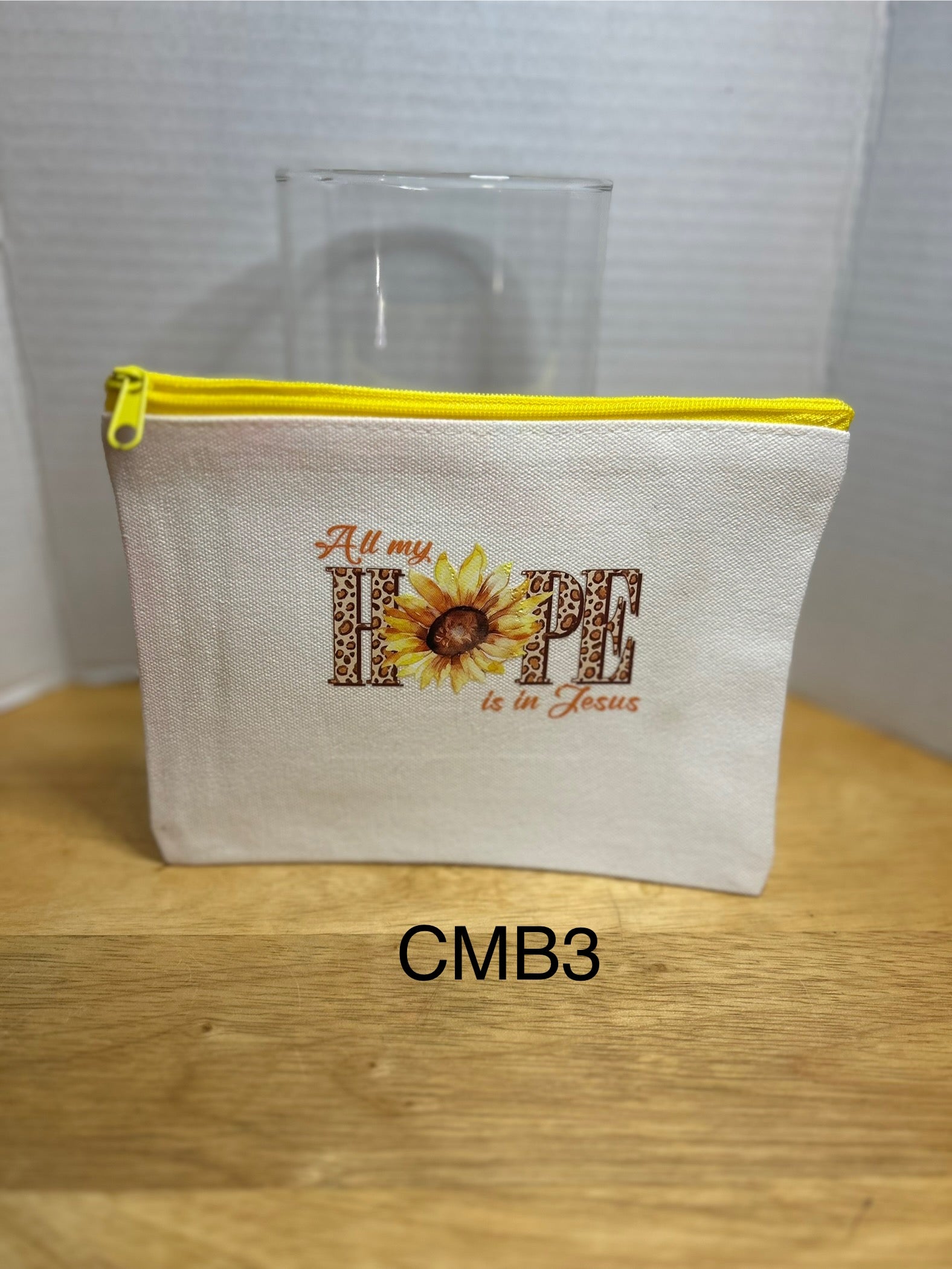 Trousse de Maquillage en Toile avec un Magnifique Motif, 14,5 cm x 20 cm
