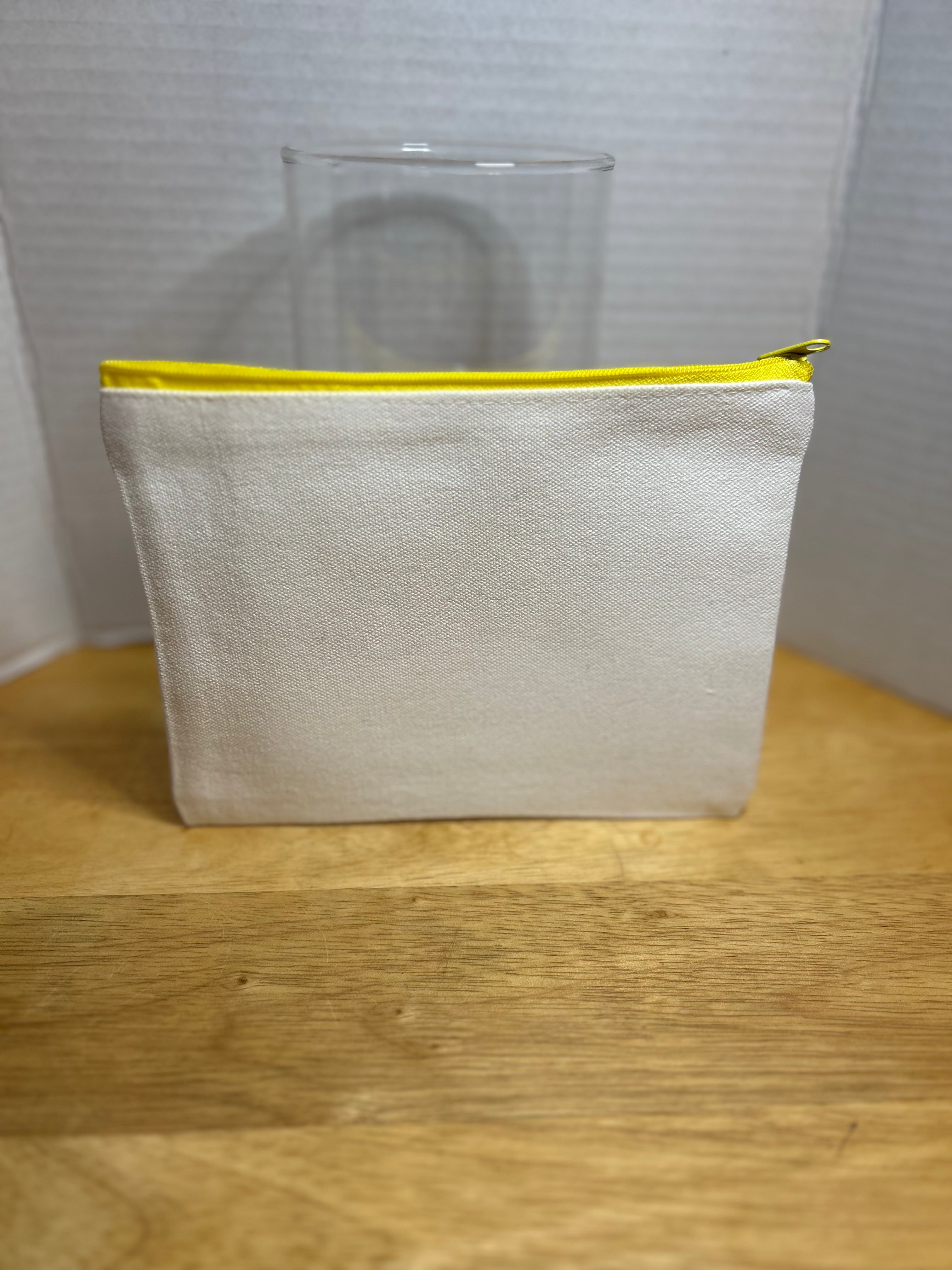 Trousse de Maquillage en Toile avec un Magnifique Motif, 14,5 cm x 20 cm
