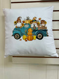 Coussin décoratif d'automne 16x16