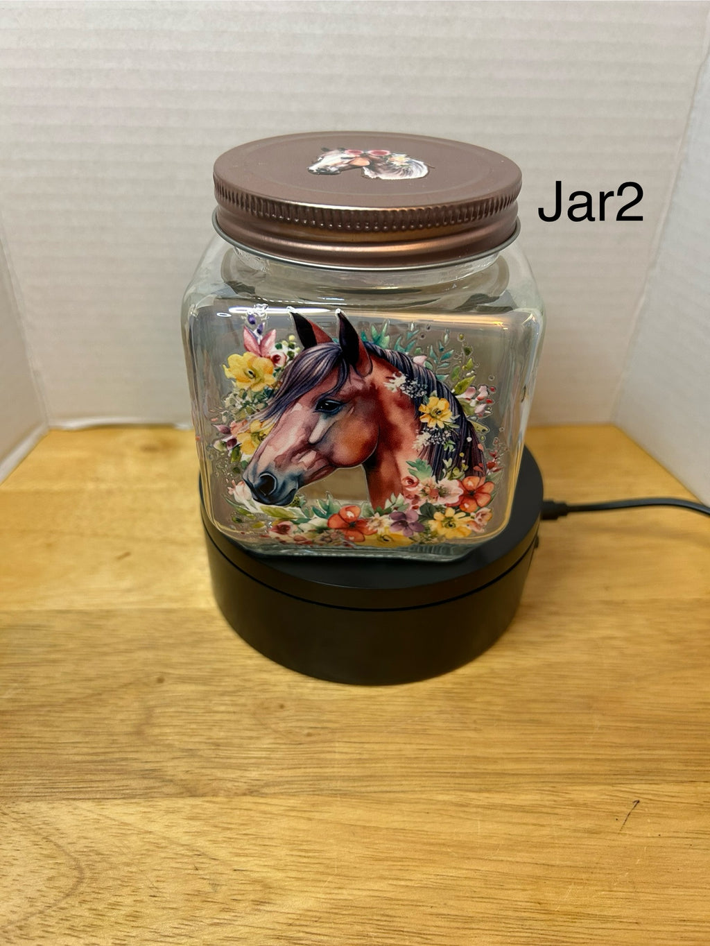 Glass Iridescent Square Jar with Metal Lid featuring a Beautiful Design