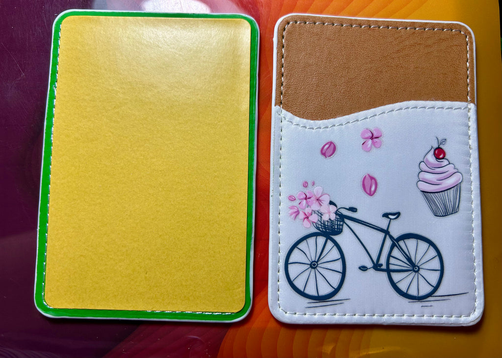 PU Leather Phone Card Holder, Stick On Credit Card Holder