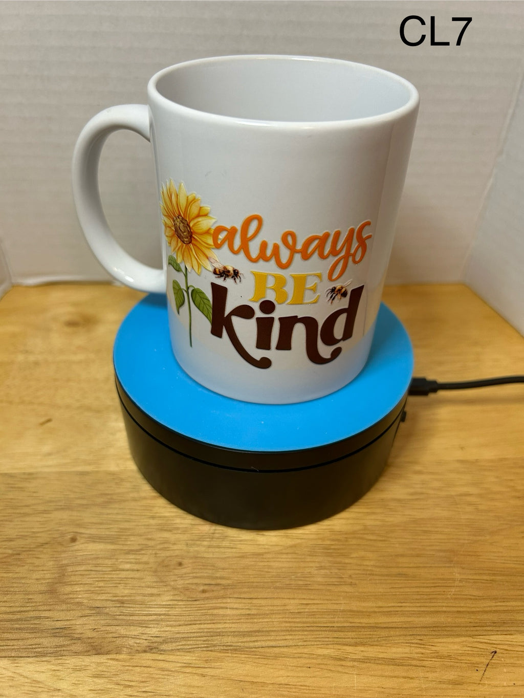 11 oz Ceramic Coffee Mug featuring a Beautiful Design, Left Hand Sided Handle