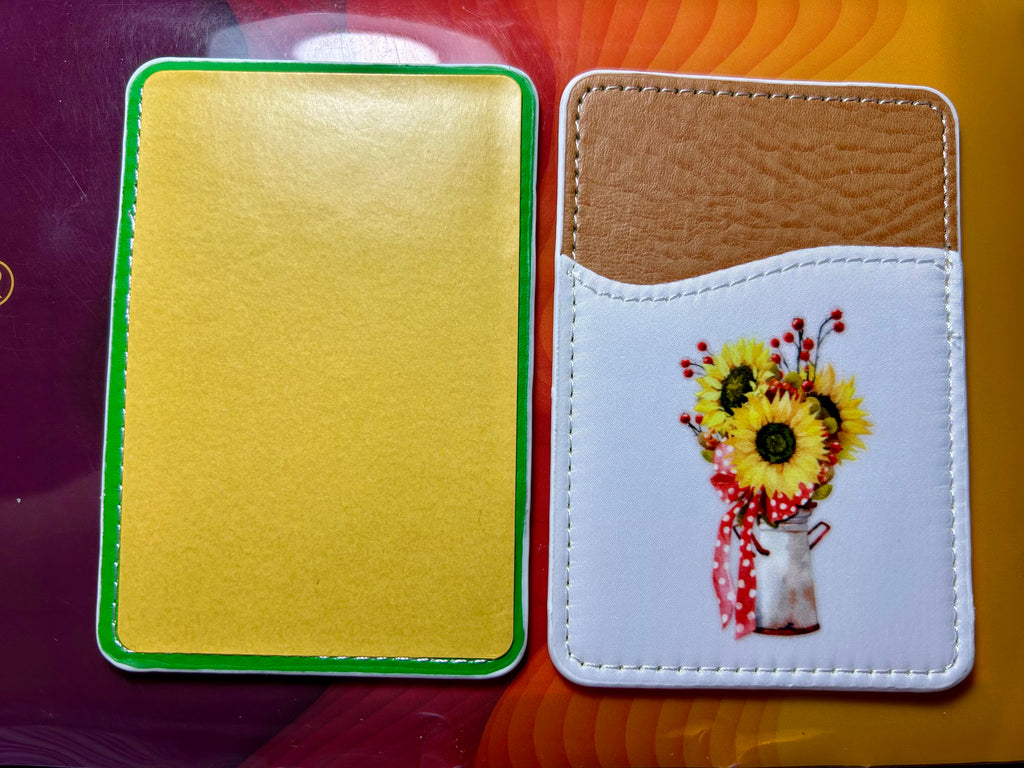 PU Leather Phone Card Holder, Stick On Credit Card Holder
