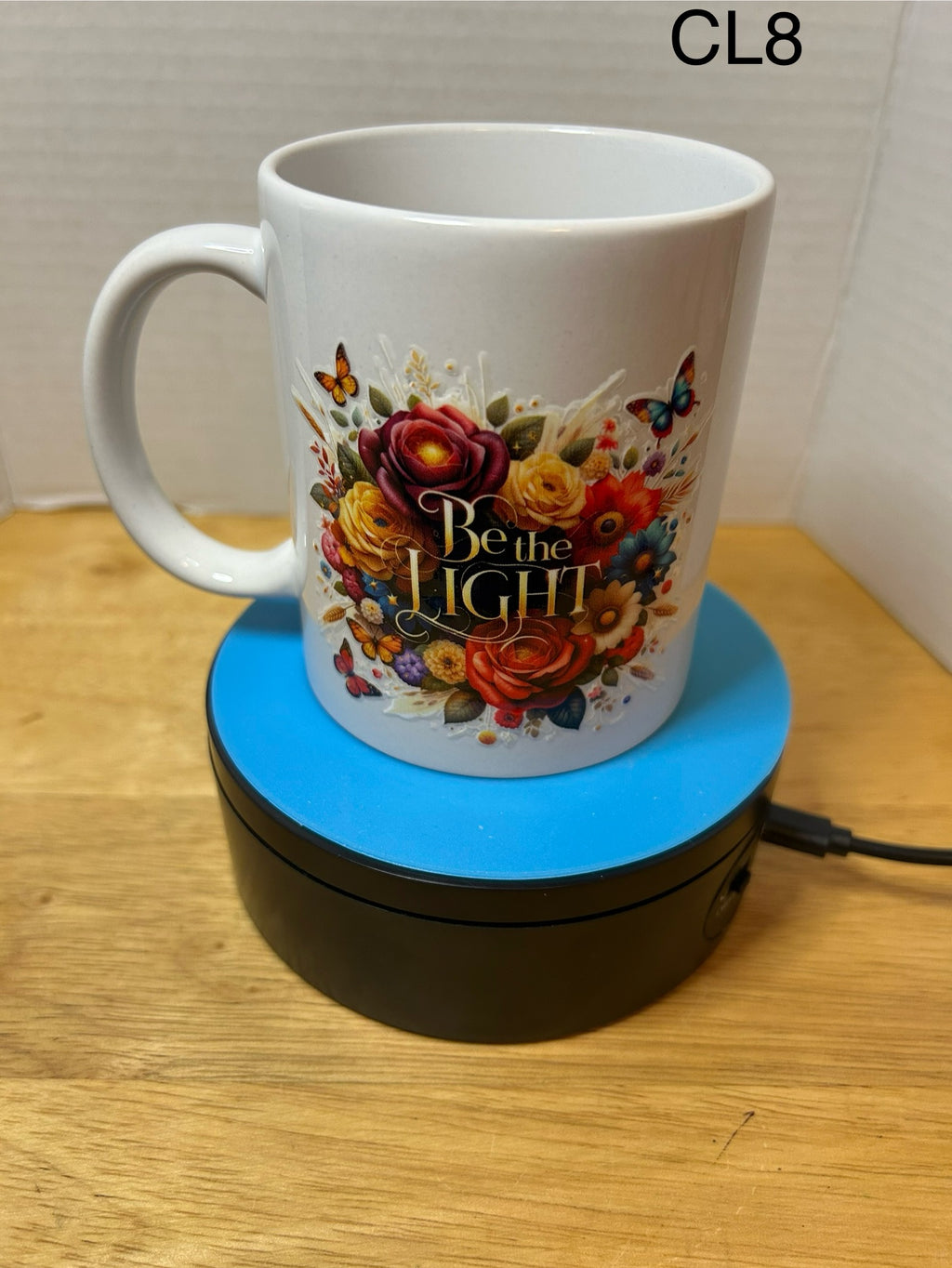 11 oz Ceramic Coffee Mug featuring a Beautiful Design, Left Hand Sided Handle