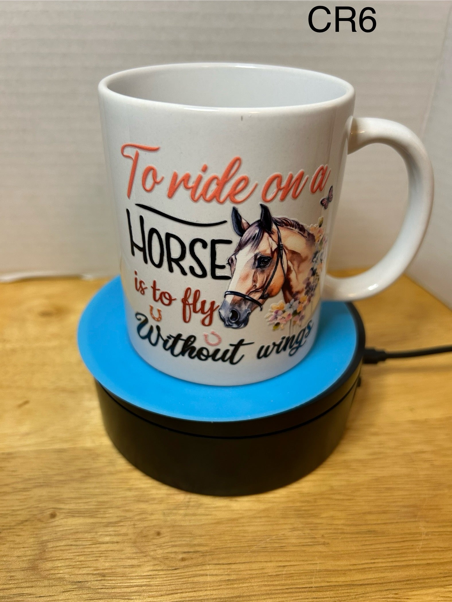 11 oz Ceramic Coffee Mug featuring a Beautiful Design, Right Hand Sided Handle