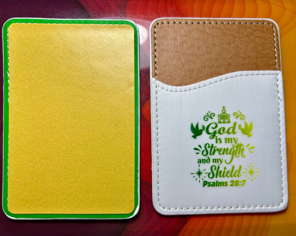 PU Leather Phone Card Holder, Stick On Credit Card Holder
