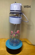 Bouteille d'eau en plastique de 30 oz avec poignée et paille au design magnifique