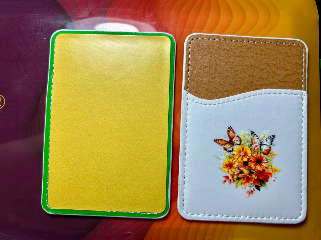 PU Leather Phone Card Holder, Stick On Credit Card Holder