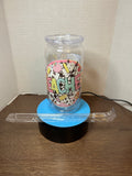16 oz Acrylic Tumbler with Acrylic Straw featuring a Beautiful Design