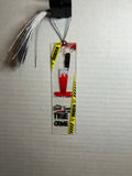 Acrylic Bookmark With Colored Tassel Featuring a Halloween Theme