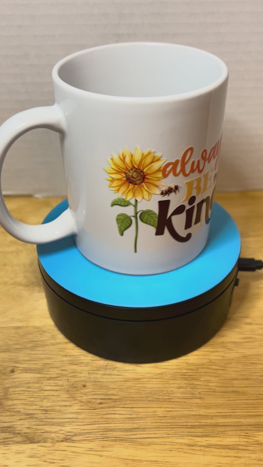 11 oz Ceramic Coffee Mug featuring a Beautiful Design, Left Hand Sided Handle